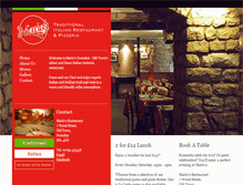 Tablet Screenshot of mariosrestaurant.co.uk